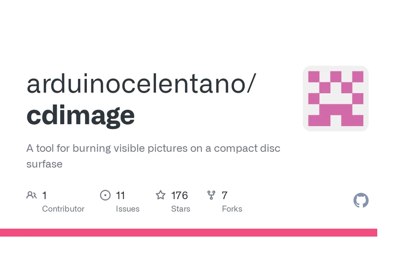 A tool for burning visible pictures on a compact disc surface