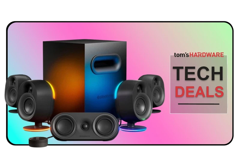 The ultimate 5.1 surround sound SteelSeries Arena 9 gaming speaker system gets a big $130 discount