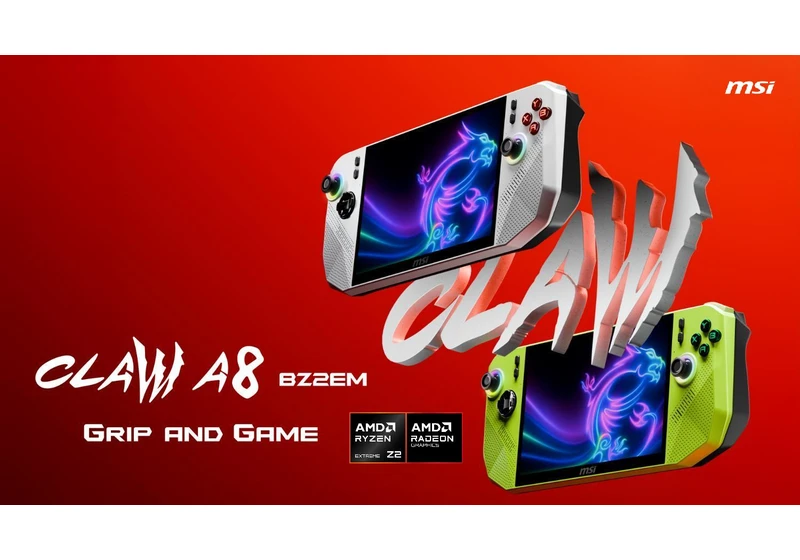  MSI brings AMD-based AMD gaming handheld, updated mid-range gaming laptops to Computex 
