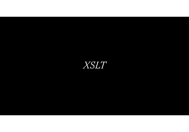 XSLT – Native, zero-config build system for the Web