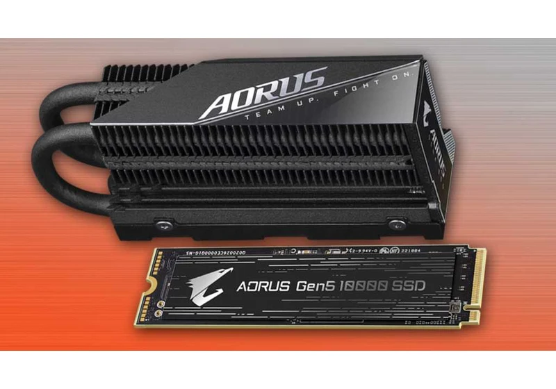 Gigabyte’s newest SSD has a heatsink with its own zip code