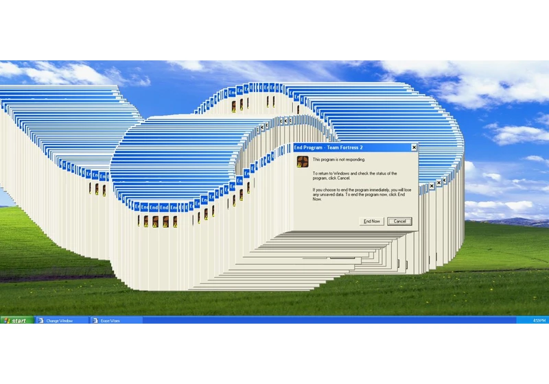  Do you also weirdly miss the Windows 'error worm' ghost program glitch? Today's your lucky day.  