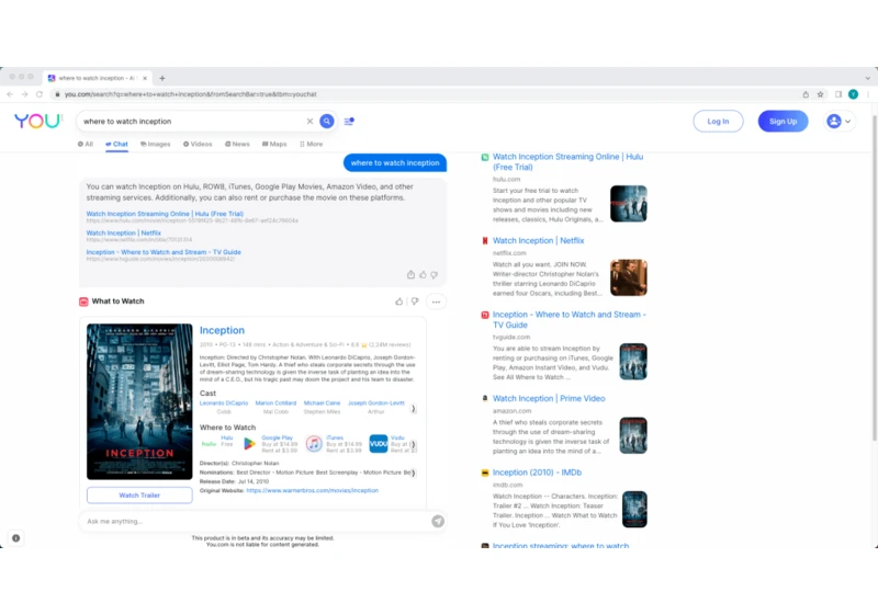 You.com thinks the future of AI chatbots is (gasp) images