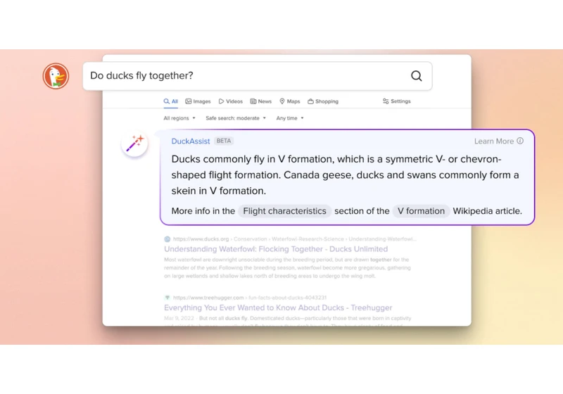 DuckDuckGo Enters The AI Race With DuckAssist via @sejournal, @MattGSouthern