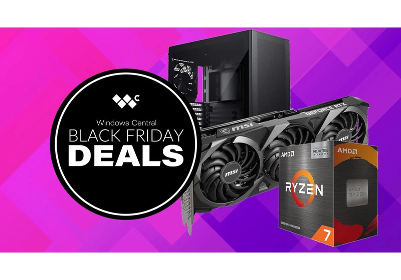 Here's how you can build a Ryzen X3D/RTX 3060 gaming PC for UNDER $800 with handpicked Black Friday deals