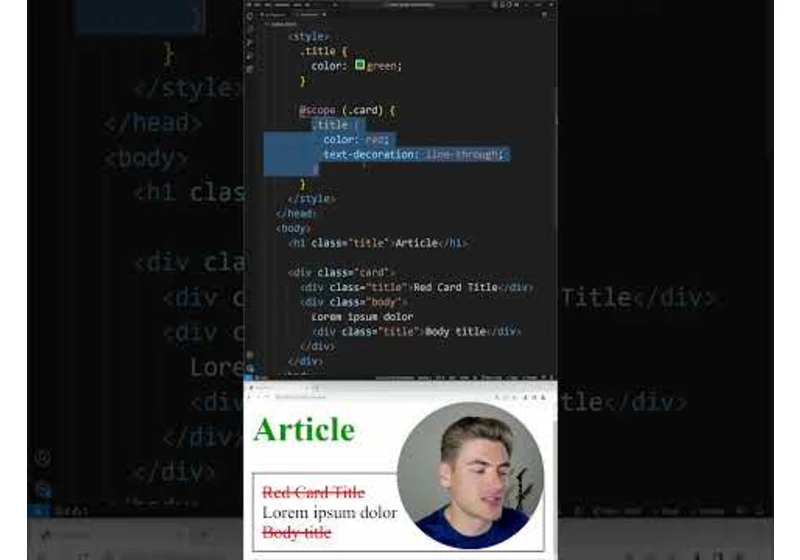 This CSS Feature Replaces CSS-In-JS