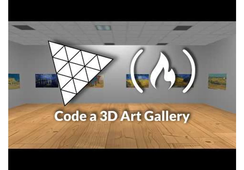 Build a Virtual 3D Art Gallery – Three.js Tutorial / Code-a-Long