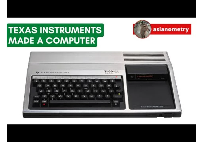 Texas Instruments Made a Computer (& It Failed)