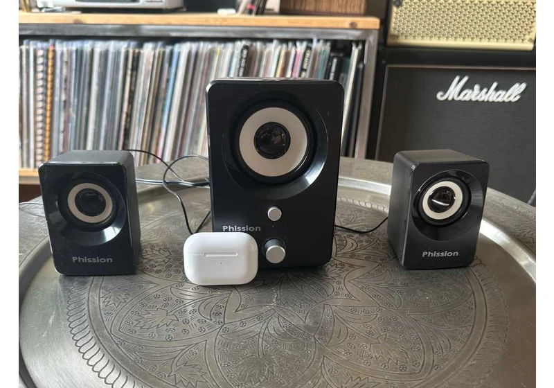 Phission USB 2.1 review: Cheap, plastic computer speakers for cheap, plastic sound