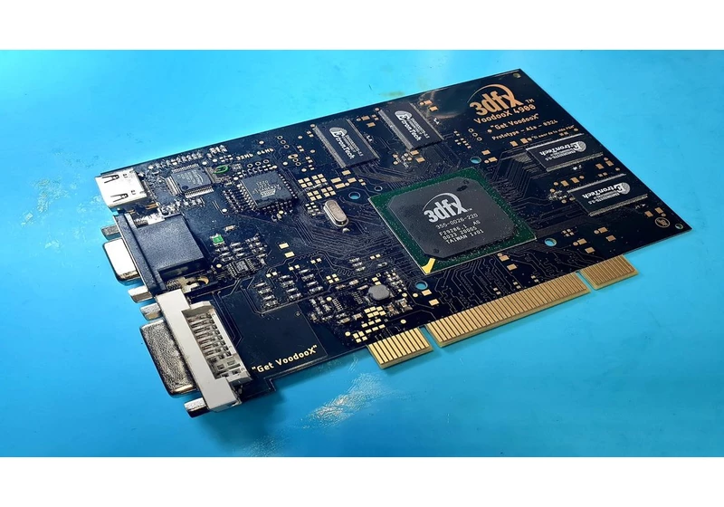 Fans are recreating tech history by building their own vintage 3dfx Voodoo graphics card 
