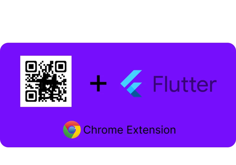 QR Code Maker with Flutter as Chrome Extension