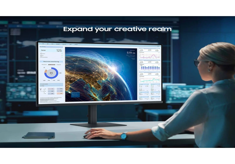 Samsung joins LG with a 37-inch 4K monitor which can charge your laptop - but the ViewFinity S8 can also take a LAN port, has a KVM switch, and PBP/PIP modes