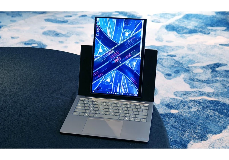 Lenovo's latest laptop concept might be the ultimate doomscrolling machine