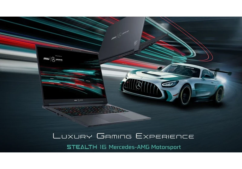 MSI and Mercedes-AMG team up to create a sleek and powerful gaming laptop
