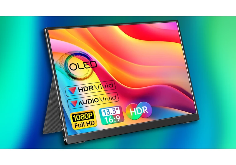 This portable OLED monitor for laptops is shockingly cheap