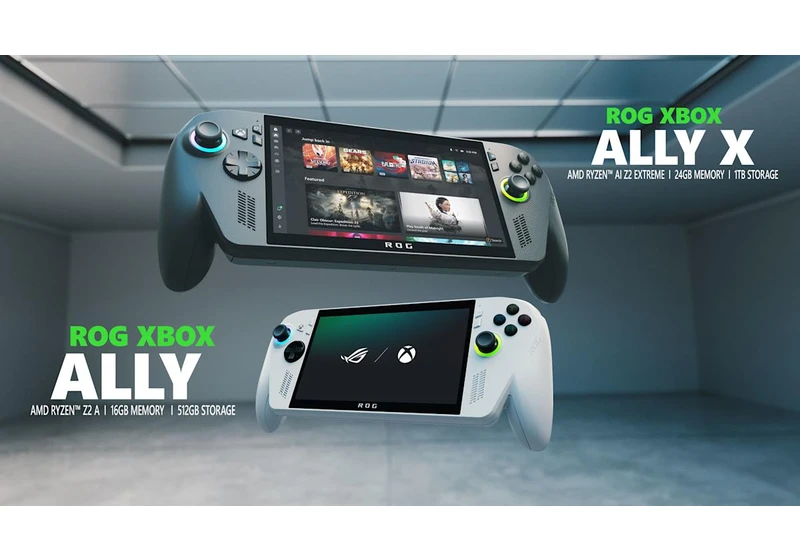 ROG Xbox Ally handheld gaming devices are real and will be released during the 2025 holiday season