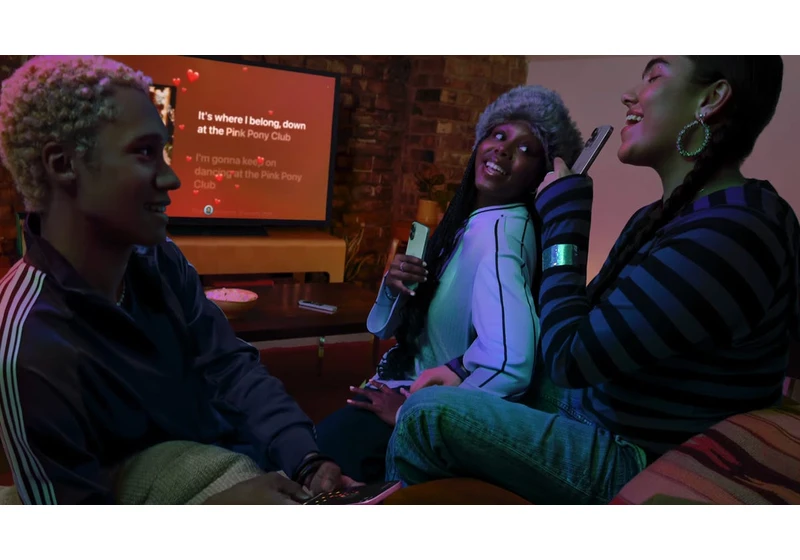 Apple's TVOS 26 Brings iPhone Karaoke Microphones and Liquid Glass