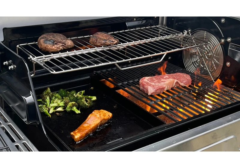I Tried Ninja's First Full-Size Grill That's Also a Smoker, Griddle and Pizza Oven