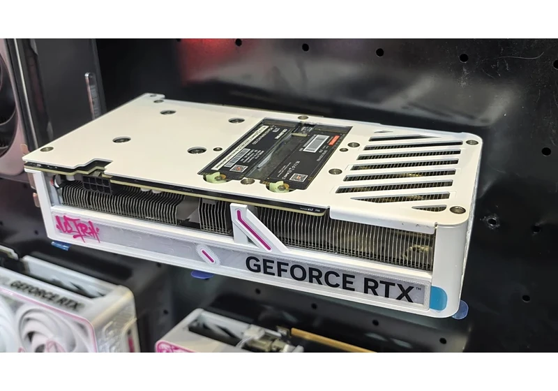  Colorful puts two M.2 SSD slots inside upcoming GeForce RTX 50-series GPU — Blackwell GPU repurposes unused PCIe lanes for fast storage 
