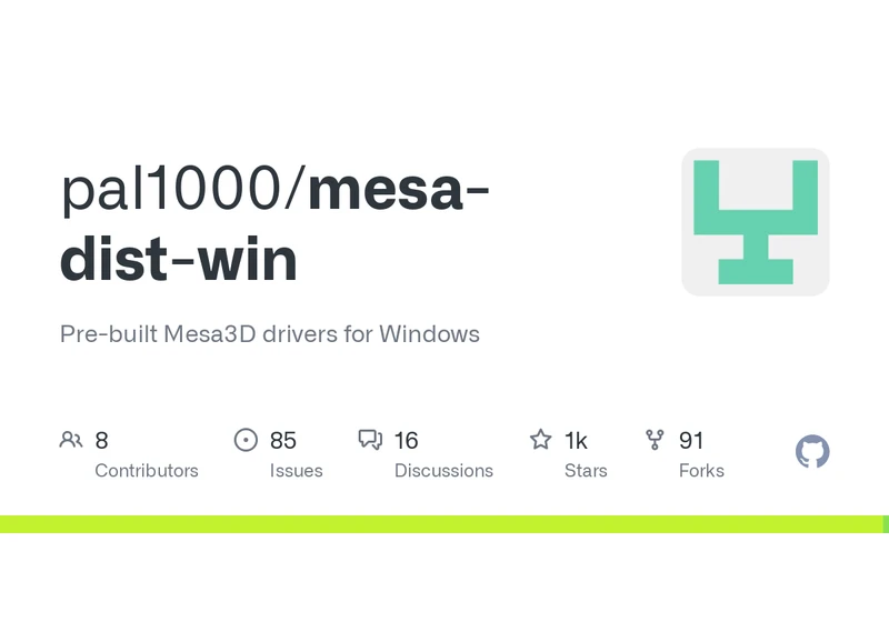 Mesa3D Drivers for Windows