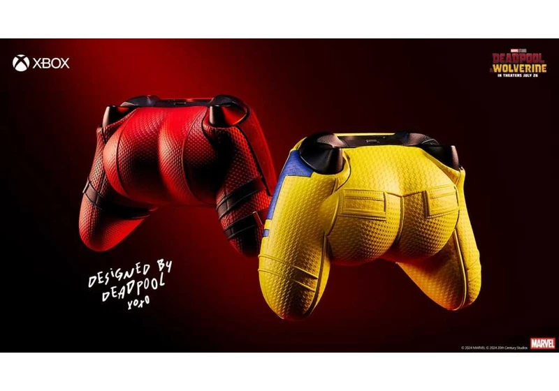 Deadpool & Wolverine Xbox controllers are extremely hands-on