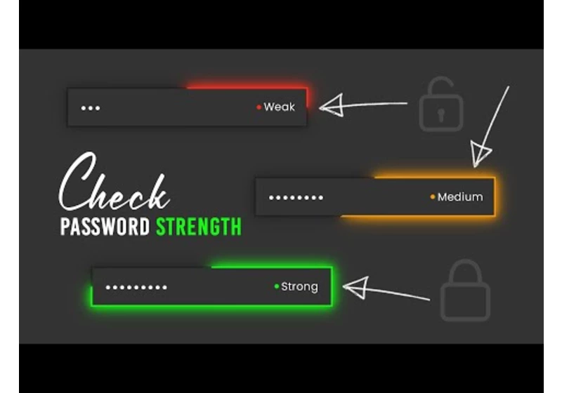 Password Strength Checker in Javascript
