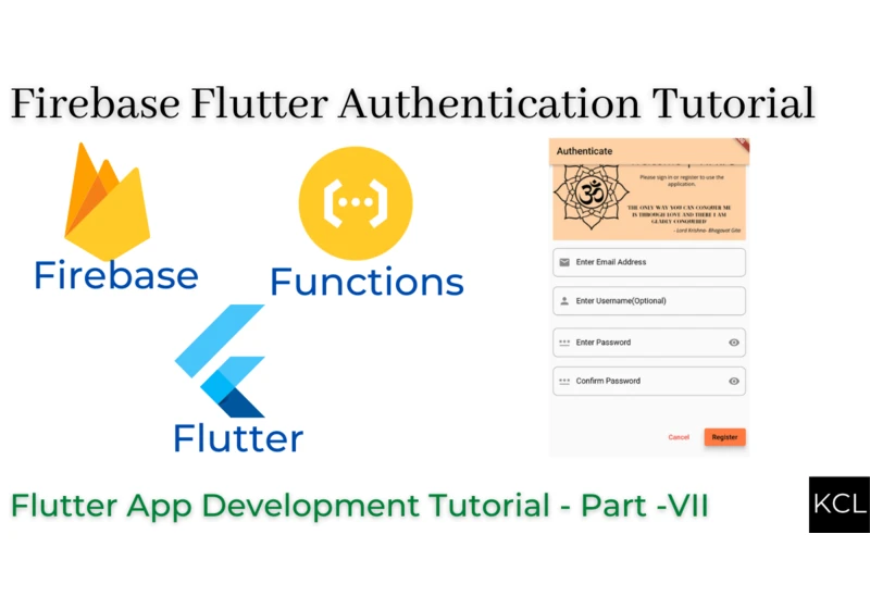 Flutter Firebase Authentication | Email and Password