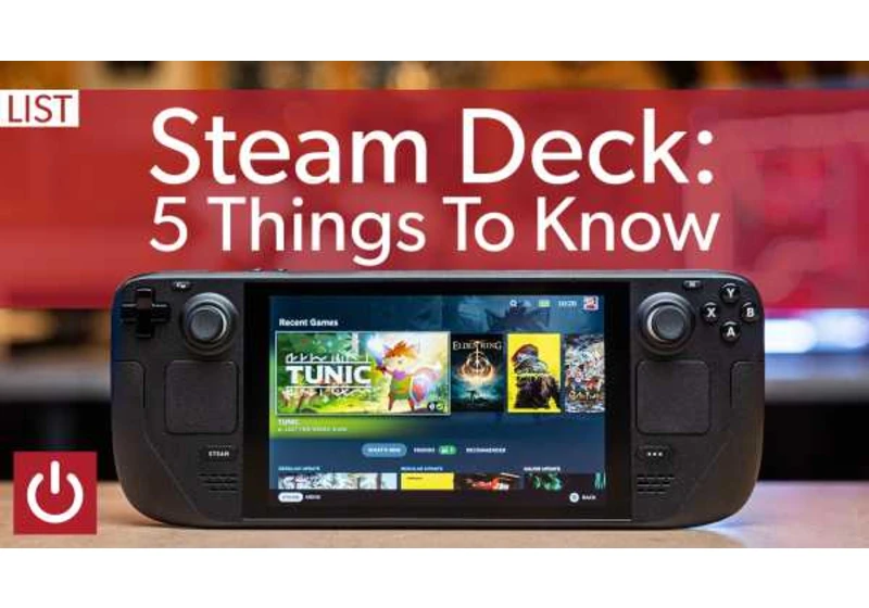 Watch: 5 crucial things to know about the Steam Deck
