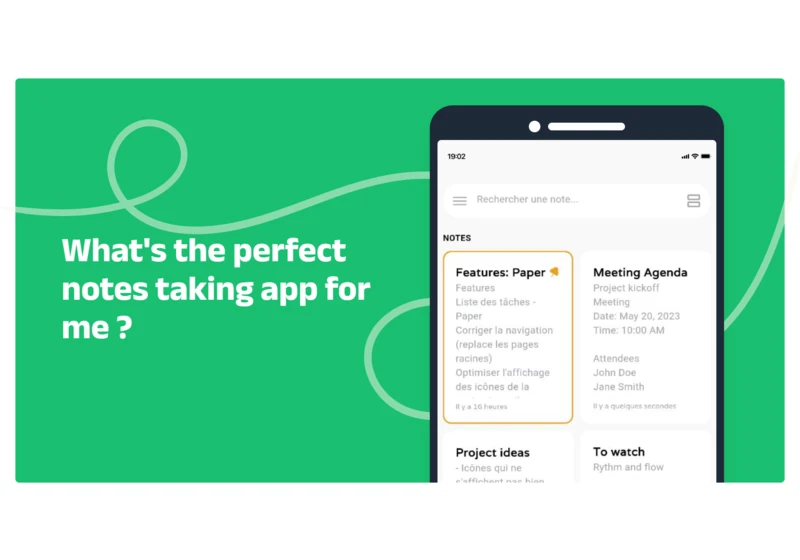 What's the perfect notes taking app for me ?