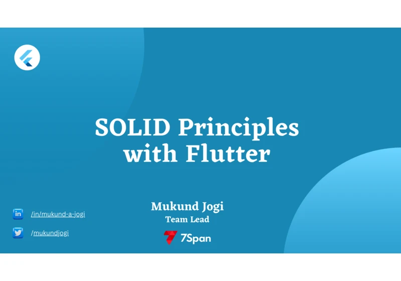 SOLID Principles with Flutter