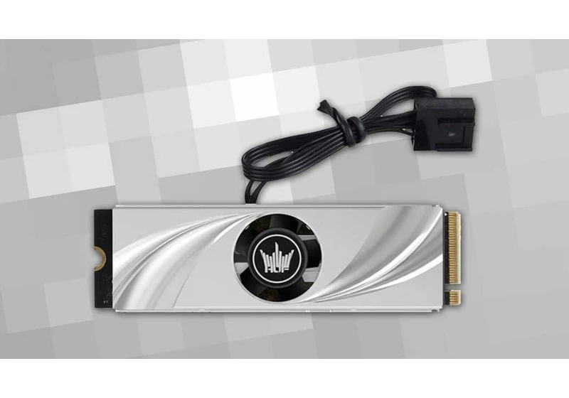 Galax’s ultra-fast PCIe 5.0 SSD hits stores, massive active cooler in tow