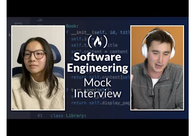 Software Engineering Job Interview – Full Mock Interview