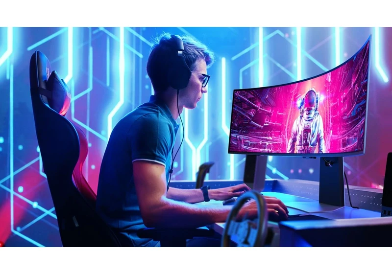 The beautiful and curvy Samsung Odyssey OLED G9 is here for immersive gaming