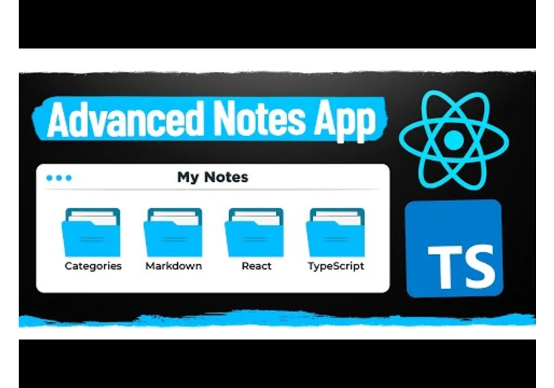 The Perfect Advanced React/TypeScript Project - Markdown Supported Note Taking With Categories