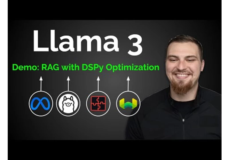 Llama 3 RAG Demo with DSPy Optimization, Ollama, and Weaviate!