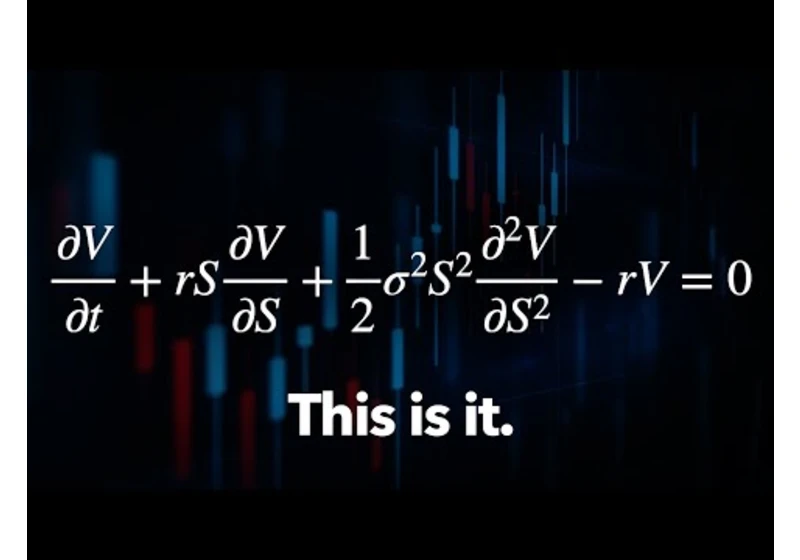 The Trillion Dollar Equation