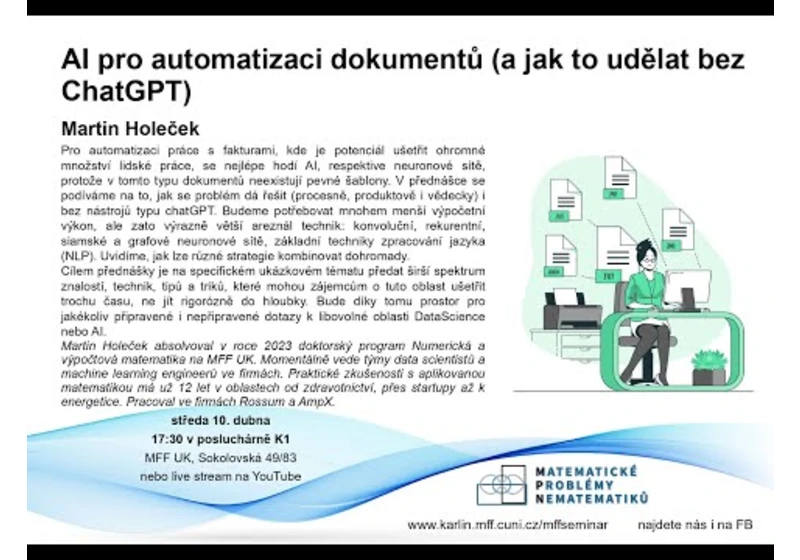 AI pro automatizaci dokumentů (a jak to udělat bez ChatGPT) – M. Holeček [seminář MPN 10.4.2024]