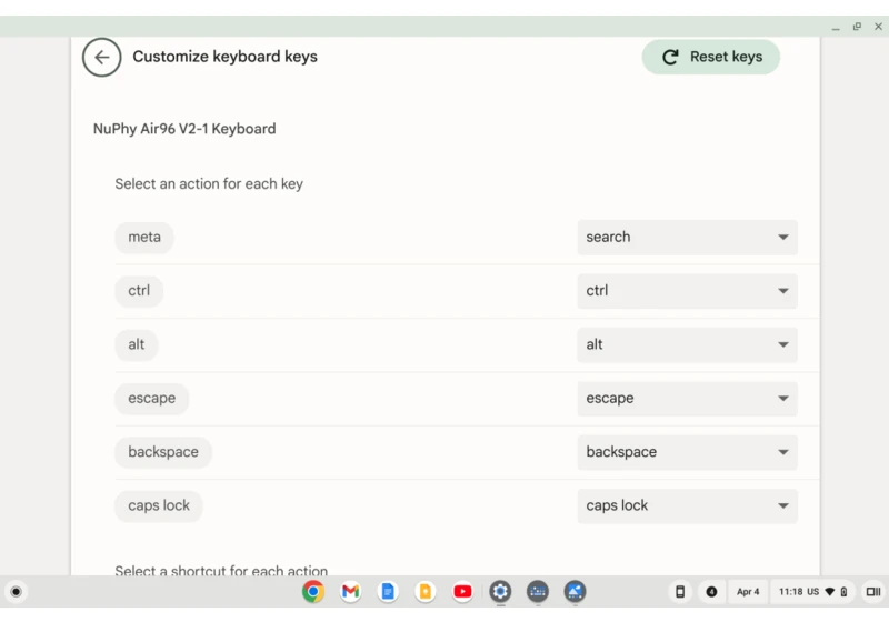 Chromebooks finally receive custom mouse and keyboard shortcuts