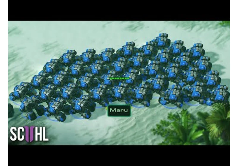Maru's 40+ MASS CYCLONE STRATEGY - Starcraft 2: Maru vs. Cure