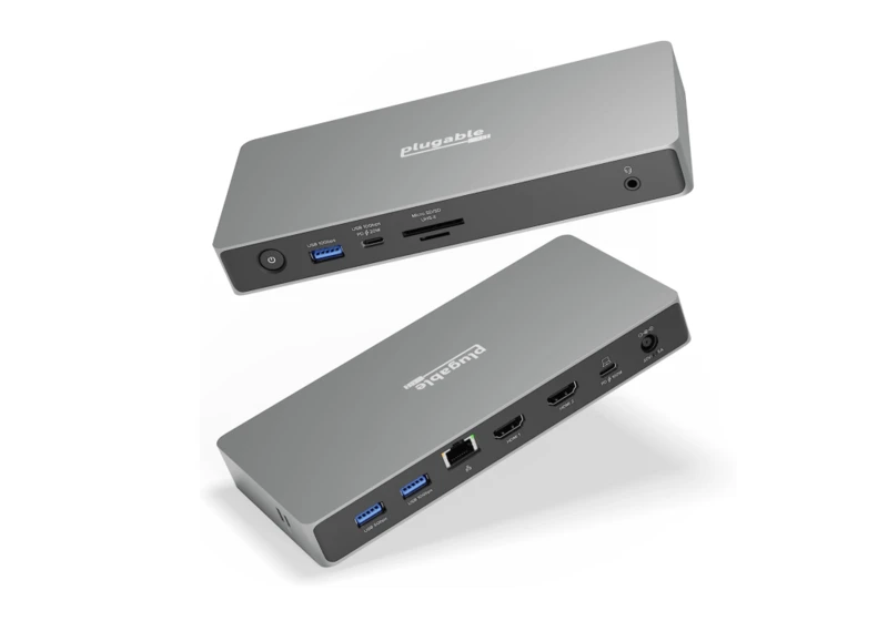 Plugable’s latest USB4 dock can support two 120Hz displays
