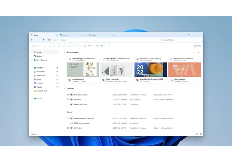 Check out Windows 11's modern File Explorer and Dynamic Lighting in this MASSIVE Insider update