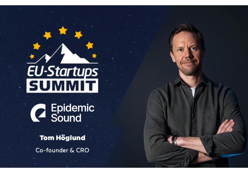 Tom Hoglund, Co-Founder and CRO at Epidemic Sound will speak at the EU-Startups Summit on May 12-13 in Barcelona!