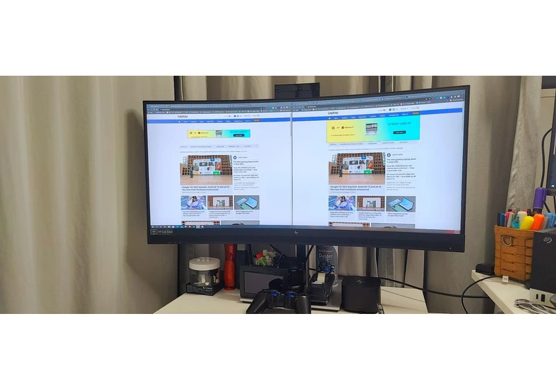 HP E34m G4 curved USB-C conferencing monitor review