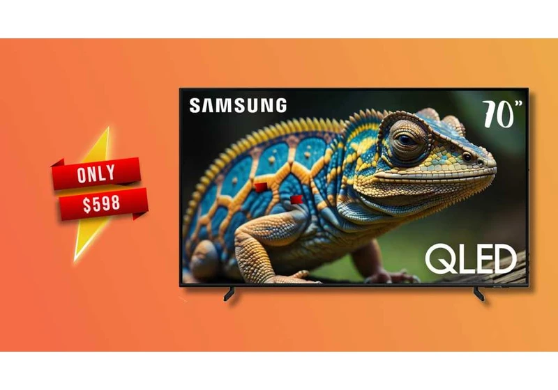 Samsung’s enormous 4K TV drops to $598 on Prime Day