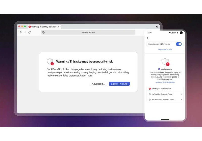 DuckDuckGo’s privacy-obsessed browser blocks even more scams now