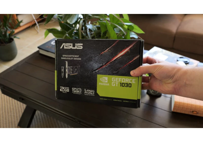  Upscaling can't save the world's slowest 'modern' GPU — FSR doubles performance on GT 1030, but titles still barely playable 