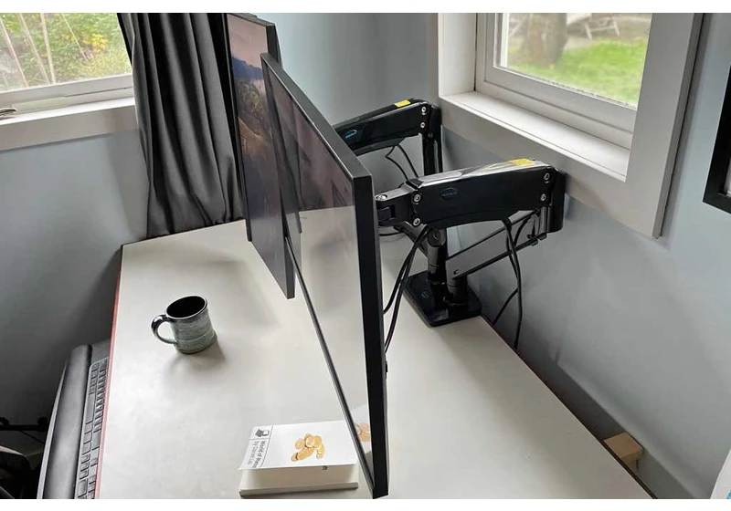 You need a monitor mount for your college dorm’s desk. Here’s why