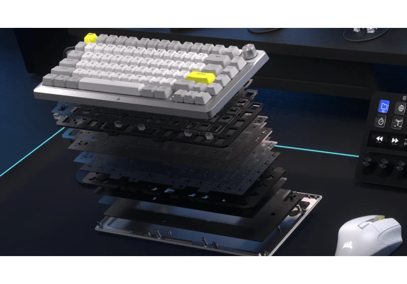 I’m stoked for this barebones, upgradeable Corsair keyboard