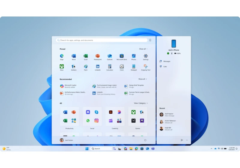 Windows 11’s Start menu redesigns are all coming together