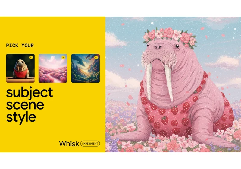 Google Whisk is a new way to create AI visuals using image prompts –here's how to try it